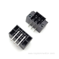 Terminal block plug-in male seat black